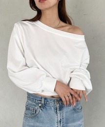 MYMOOD. | オフショルダースウェットトップス(スウェット)