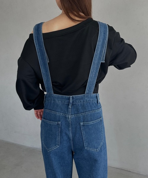 MYMOOD.（マイムード）の「オフショルダースウェットトップス（スウェット・レディース・グレー/ブラック/ホワイト・FREE）」の15枚目の写真