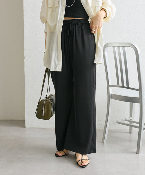 mystic（ミスティック）の「ドロストイージーパンツ（その他パンツ・レディース・ブラック/アイボリー・2/1）」の14枚目の写真