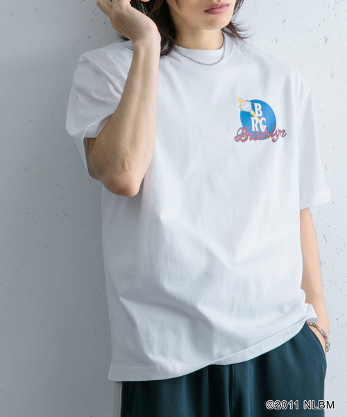 SENSE OF PLACE by URBAN RESEARCH（センスオブプレイスバイアーバンリサーチ）の「Negro Leagues　プリントTシャツ B（Tシャツ/カットソー・メンズ・ネイビー/ホワイト・MEDIUM/LARGE）」の4枚目の写真