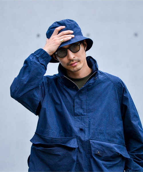 Snow Peak（スノーピーク）の「Indigo C/N Hat（ハット・メンズ・ブラック/インディゴブルー・1/2）」の6枚目の写真