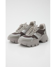 SS12　STACCAT　スタッカート　スニーカー　24　ホワイト STACCATO(スタッカート)｜アッシュライトスニーカー/柄シルバー