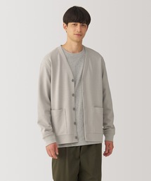 無印良品（ムジルシリョウヒン）の「紳士　二重編みミラノリブＶネックカーディガン（カーディガン/ボレロ）」