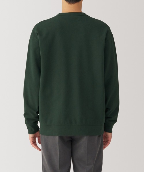 無印良品（ムジルシリョウヒン）の「紳士　二重編みミラノリブＶネックカーディガン（カーディガン/ボレロ・メンズ・ブラック/グレー/ダークグリーン/ブルー・S/M/L/XL）」の21枚目の写真