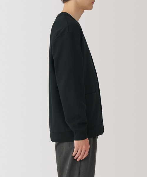 セール】紳士 二重編みミラノリブVネックカーディガン（カーディガン