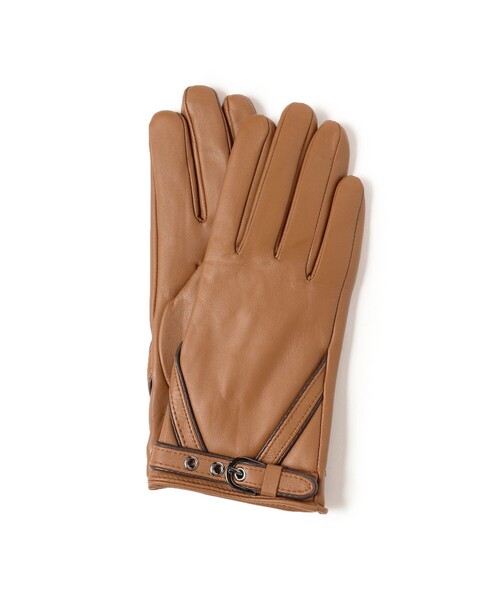 Ray BEAMS（レイビームス）の「レザー ベルト グローブ（手袋・レディース・レッド/ブラウン系その他3/ブラック・ONE SIZE）」の14枚目の写真