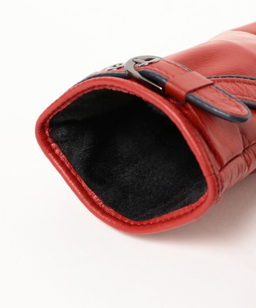 Ray BEAMS（レイビームス）の「レザー ベルト グローブ（手袋・レディース・レッド/ブラウン系その他3/ブラック・ONE SIZE）」の22枚目の写真