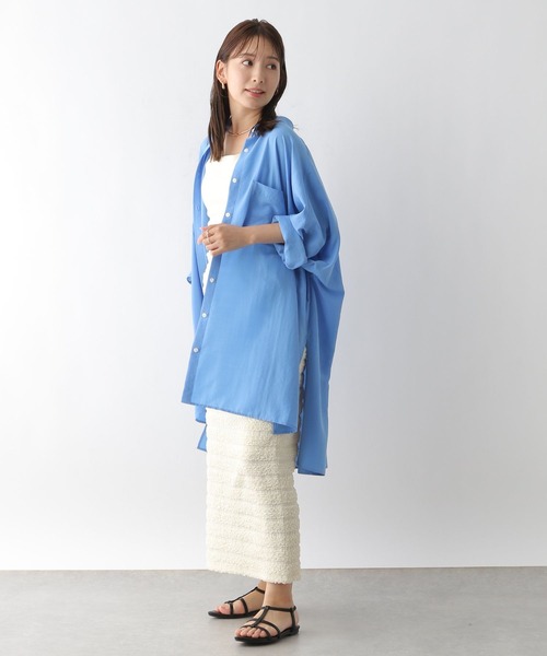 LEPSIM(レプシィム)の「ジャガードナロースカート 143068(スカート・レディース・ブラック/アイボリー・FREE)」の6枚目の写真