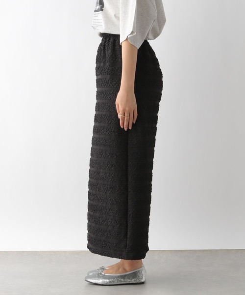 LEPSIM(レプシィム)の「ジャガードナロースカート 143068(スカート・レディース・ブラック/アイボリー・FREE)」の12枚目の写真