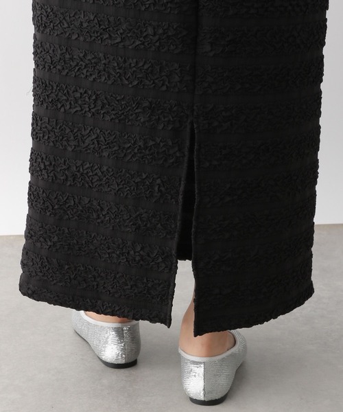 LEPSIM(レプシィム)の「ジャガードナロースカート 143068(スカート・レディース・ブラック/アイボリー・FREE)」の17枚目の写真