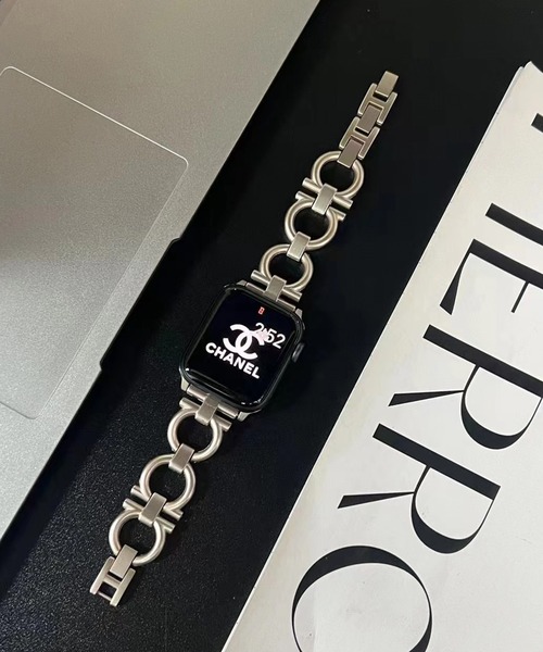 LUON（ルオン）の「LUON / Apple Watch Band / メタルチェーン アップルウォッチ バンド（デジタル腕時計・レディース・シルバー系その他/ピンクゴールド/シルバー/ゴールド/ブラック・A/B）」の4枚目の写真