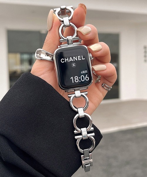 LUON（ルオン）の「LUON / Apple Watch Band / メタルチェーン アップルウォッチ バンド（デジタル腕時計・レディース・シルバー系その他/ピンクゴールド/シルバー/ゴールド/ブラック・A/B）」の3枚目の写真