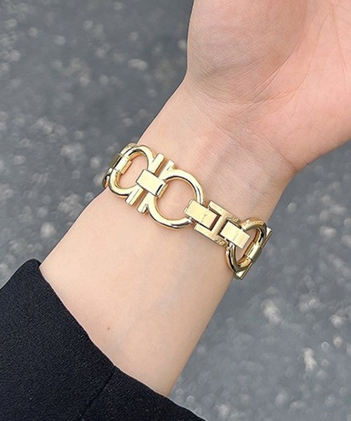 LUON（ルオン）の「LUON / Apple Watch Band / メタルチェーン アップルウォッチ バンド（デジタル腕時計・レディース・シルバー系その他/ピンクゴールド/シルバー/ゴールド/ブラック・A/B）」の6枚目の写真