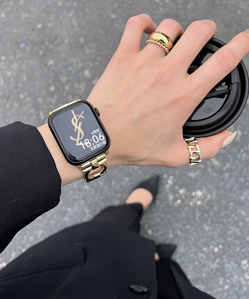LUON（ルオン）の「LUON / Apple Watch Band / メタルチェーン アップルウォッチ バンド（デジタル腕時計・レディース・シルバー系その他/ピンクゴールド/シルバー/ゴールド/ブラック・A/B）」の9枚目の写真