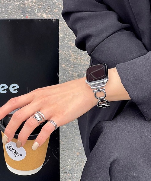 LUON（ルオン）の「LUON / Apple Watch Band / メタルチェーン アップルウォッチ バンド（デジタル腕時計・レディース・シルバー系その他/ピンクゴールド/シルバー/ゴールド/ブラック・A/B）」の12枚目の写真
