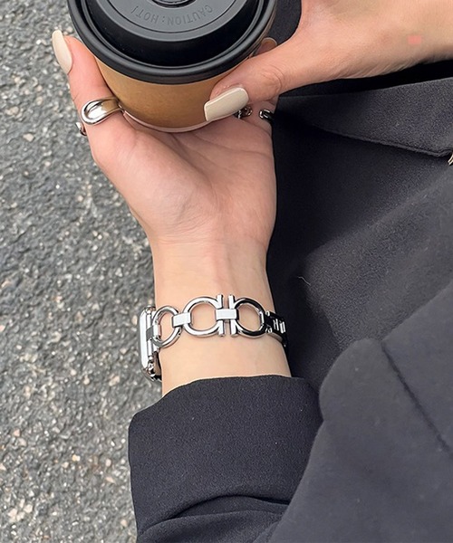 LUON（ルオン）の「LUON / Apple Watch Band / メタルチェーン アップルウォッチ バンド（デジタル腕時計・レディース・シルバー系その他/ピンクゴールド/シルバー/ゴールド/ブラック・A/B）」の13枚目の写真