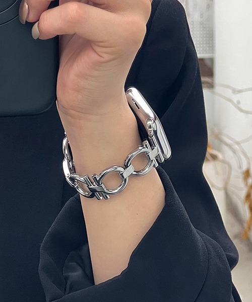 LUON（ルオン）の「LUON / Apple Watch Band / メタルチェーン アップルウォッチ バンド（デジタル腕時計・レディース・シルバー系その他/ピンクゴールド/シルバー/ゴールド/ブラック・A/B）」の14枚目の写真