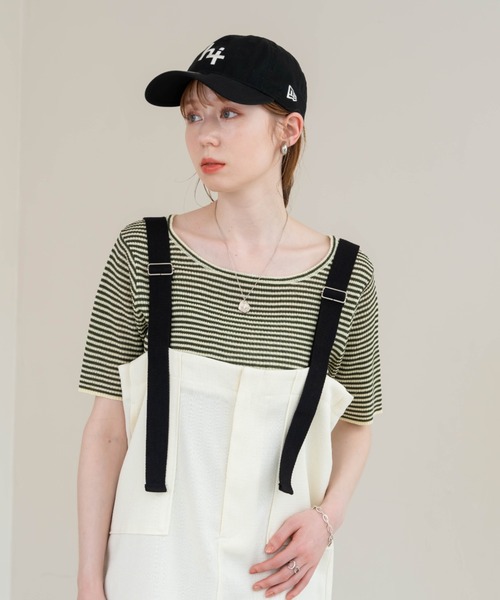 hinari（ヒナリ）の「サロペットスカート（ジャンパースカート・レディース・アイボリー・SMALL）」の3枚目の写真