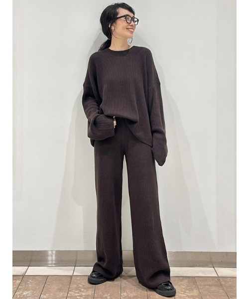 ニット★パンツ セットアップ 2colors カシミヤタッチ フード セール】CashSoft カシミヤタッチ ニットパンツ（その他パンツ