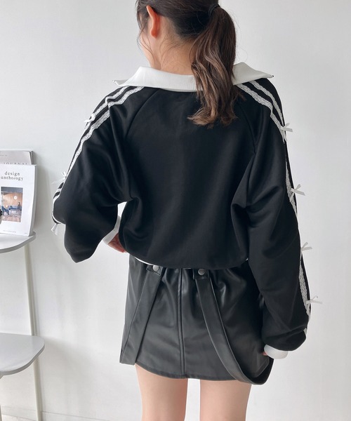 AS KNOW AS plus（アズノゥアズプラス）の「◇アソートデザイントラックジャケット（ジャージ・レディース・ベージュ系その他/ホワイト系/ブラック系その他/アイボリー系/ブラウン系その他2/オレンジ系1/アイボリー系1/ブラック系その他2・FREE）」の19枚目の写真