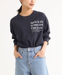 n'OrLABEL | 『テキストプリントロンT』(Tシャツ/カットソー)