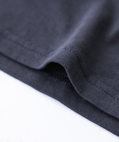 n'OrLABEL（ノアールレーベル）の「『テキストプリントロンT』（Tシャツ/カットソー・レディース・ボルドー/ネイビー/杢グレー/オフホワイト・2/1）」の8枚目の写真