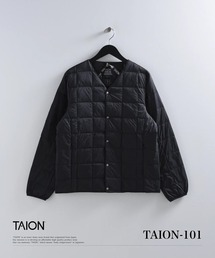 【TAION(タイオン)】〈メンズ〉ベーシック Vネックボタン インナーダウンジャケット