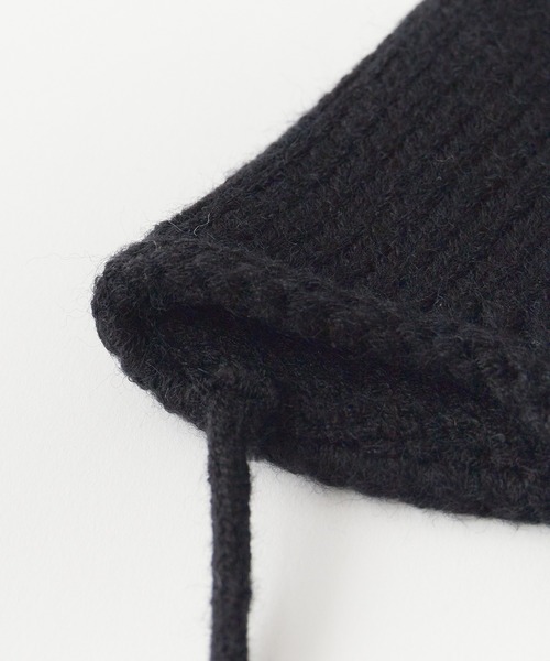 ROOPTOKYO（ループトウキョウ）の「knitted bucket hat/ニットバケットハット ボンネットハット（ハット・レディース・ブラック/グレー/ホワイト/ブラウン/キャメル/レッド・FREE）」の9枚目の写真