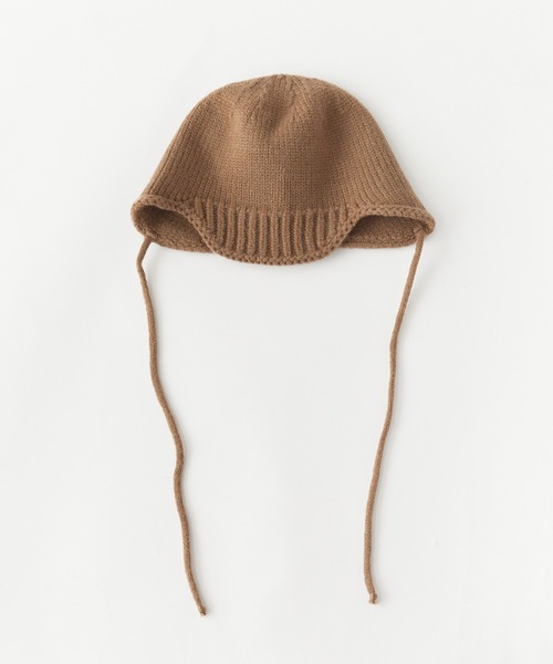 ROOPTOKYO（ループトウキョウ）の「knitted bucket hat/ニットバケットハット ボンネットハット（ハット・レディース・ブラック/グレー/ホワイト/ブラウン/キャメル/レッド・FREE）」の18枚目の写真