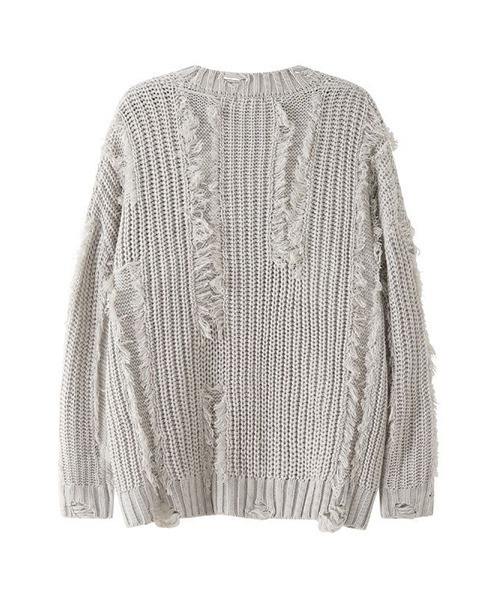 ArguE CulturE スリムニットダメージフリンジ金属ロゴタイダイ 楽天市場】正規品【 XU design damage knit 5 】 エックスユー