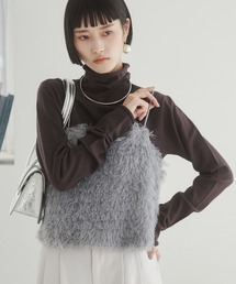 ラメフリンジビスチェ