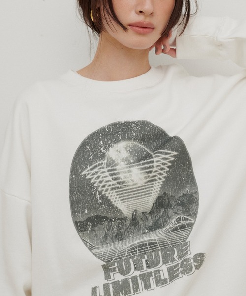 LARUTA】FUTURE LIMITLESS 裏毛プルオーバー（Tシャツ