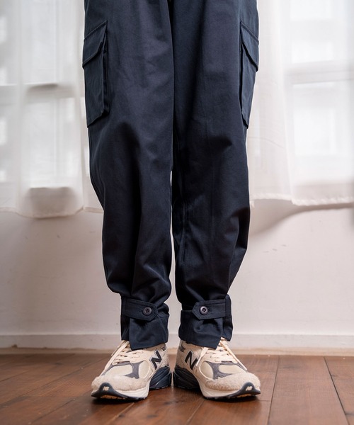 INTERPLAY(インタープレイ)の「【INTERPLAY x AYUMI】M47 type CARGO PANTS(UNISEX)(カーゴパンツ・レディース・ブラック/グレイッシュベージュ・FREE)」の10枚目の写真