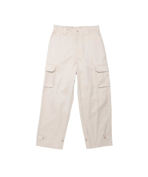 INTERPLAY(インタープレイ)の「【INTERPLAY x AYUMI】M47 type CARGO PANTS(UNISEX)(カーゴパンツ・レディース・ブラック/グレイッシュベージュ・FREE)」の13枚目の写真