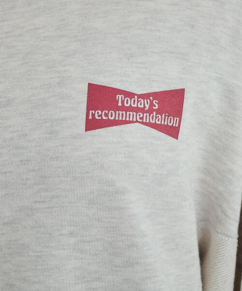 Cutie Blonde(キューティーブロンド)の「【S-LL/洗える】大人カジュアルコーデに プリントアソート 切替ドルマンスウェット(スウェット・レディース・アイボリー系/グレー系1/チャコール/ネイビー系3/ワイン系6/ホワイト系その他6・01/02/03/04)」の16枚目の写真