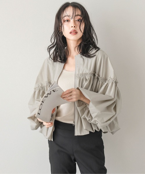 セール】バルーンシルエットギャザーブルゾン（ブルゾン）｜SUGAR