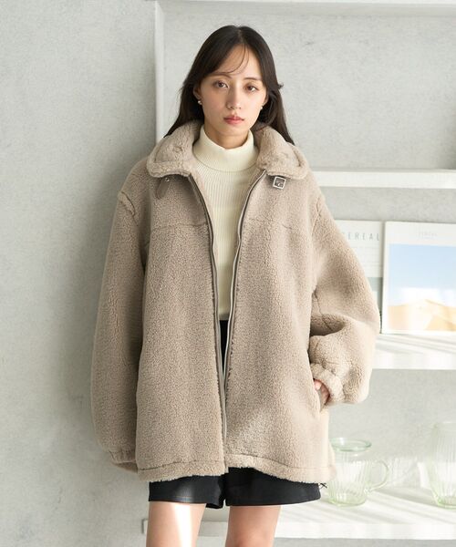 【セール】ボアルーズブルゾン(ブルゾン)|earth music&ecology(アースミュージックアンドエコロジー) 【セール】ボアルーズブルゾン(ブルゾン)|earth music&ecology(アースミュージックアンドエコロジー)