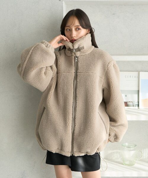 【セール】ボアルーズブルゾン(ブルゾン)|earth music&ecology(アースミュージックアンドエコロジー) 【セール】ボアルーズブルゾン(ブルゾン)|earth music&ecology(アースミュージックアンドエコロジー)