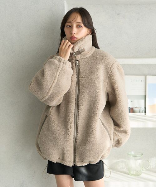 【セール】ボアルーズブルゾン(ブルゾン)|earth music&ecology(アースミュージックアンドエコロジー) 【セール】ボアルーズブルゾン(ブルゾン)|earth music&ecology(アースミュージックアンドエコロジー)