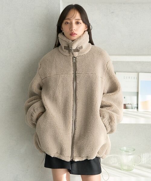 【セール】ボアルーズブルゾン(ブルゾン)|earth music&ecology(アースミュージックアンドエコロジー) 【セール】ボアルーズブルゾン(ブルゾン)|earth music&ecology(アースミュージックアンドエコロジー)