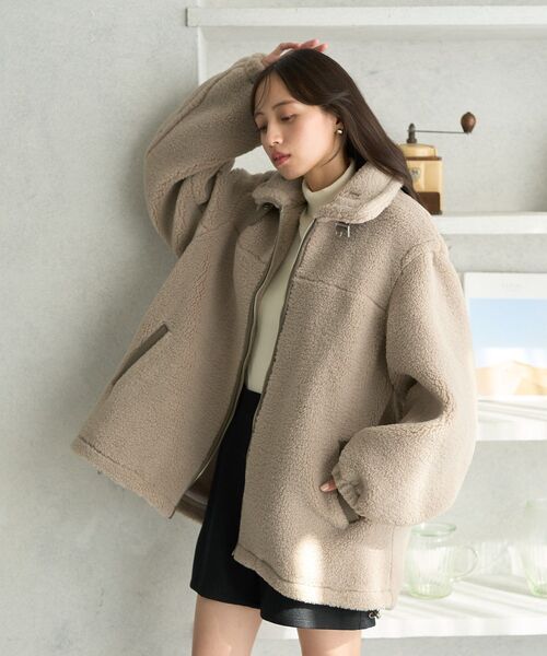 【セール】ボアルーズブルゾン(ブルゾン)|earth music&ecology(アースミュージックアンドエコロジー) 【セール】ボアルーズブルゾン(ブルゾン)|earth music&ecology(アースミュージックアンドエコロジー)