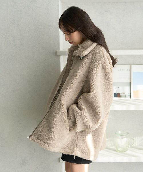 【セール】ボアルーズブルゾン(ブルゾン)|earth music&ecology(アースミュージックアンドエコロジー) 【セール】ボアルーズブルゾン(ブルゾン)|earth music&ecology(アースミュージックアンドエコロジー)