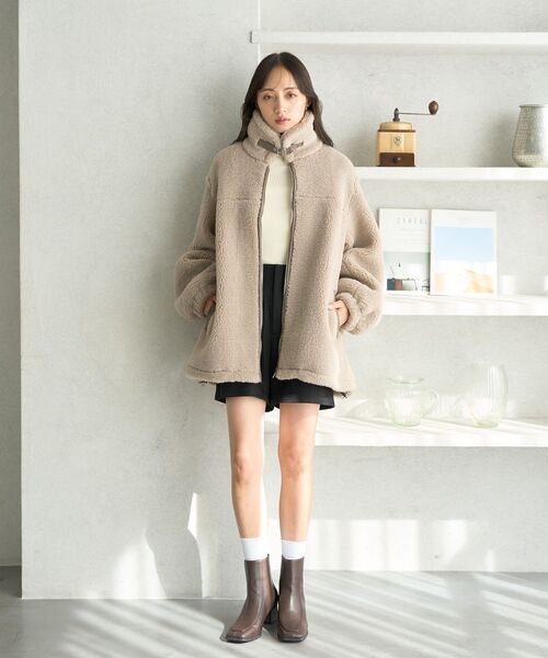 【セール】ボアルーズブルゾン(ブルゾン)|earth music&ecology(アースミュージックアンドエコロジー) 【セール】ボアルーズブルゾン(ブルゾン)|earth music&ecology(アースミュージックアンドエコロジー)