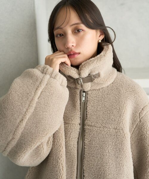 【セール】ボアルーズブルゾン(ブルゾン)|earth music&ecology(アースミュージックアンドエコロジー) 【セール】ボアルーズブルゾン(ブルゾン)|earth music&ecology(アースミュージックアンドエコロジー)