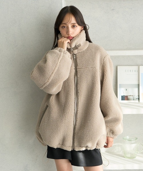 【セール】ボアルーズブルゾン(ブルゾン)|earth music&ecology(アースミュージックアンドエコロジー) 【セール】ボアルーズブルゾン(ブルゾン)|earth music&ecology(アースミュージックアンドエコロジー)