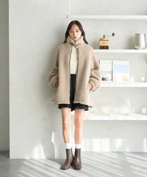 【セール】ボアルーズブルゾン(ブルゾン)|earth music&ecology(アースミュージックアンドエコロジー) 【セール】ボアルーズブルゾン(ブルゾン)|earth music&ecology(アースミュージックアンドエコロジー)