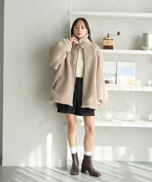 【セール】ボアルーズブルゾン(ブルゾン)|earth music&ecology(アースミュージックアンドエコロジー) 【セール】ボアルーズブルゾン(ブルゾン)|earth music&ecology(アースミュージックアンドエコロジー)