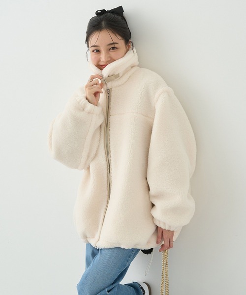 【セール】ボアルーズブルゾン(ブルゾン)|earth music&ecology(アースミュージックアンドエコロジー) 【セール】ボアルーズブルゾン(ブルゾン)|earth music&ecology(アースミュージックアンドエコロジー)