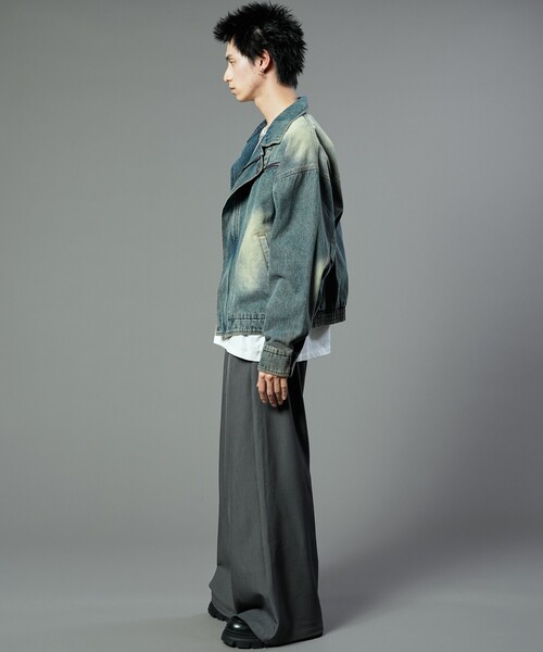 PUBLUX(パブリュクス)の「PUBLUX/パブリュクス ヴィンテージライクデニムジャケット(限定展開)(デニムジャケット・メンズ・ブルー/ブラック・SMALL/MEDIUM/LARGE)」の18枚目の写真