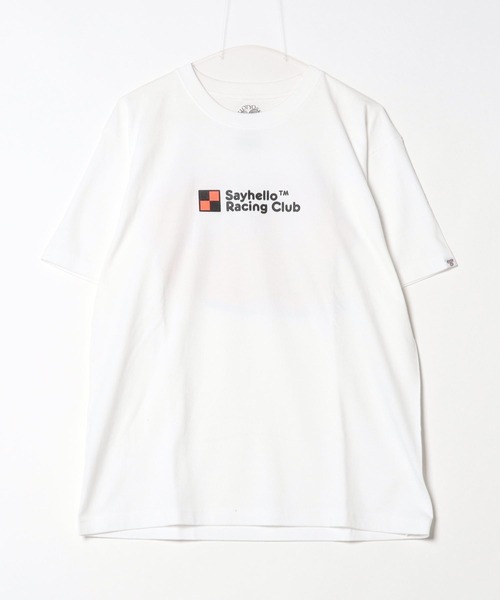 SAYHELLO(セイハロー)の「【SAY HELLO】セイハロー Racing Club S/S Tee(Tシャツ/カットソー・メンズ・ブラック/イエロー系その他/ホワイト・LARGE/X-LARGE/MEDIUM)」の2枚目の写真